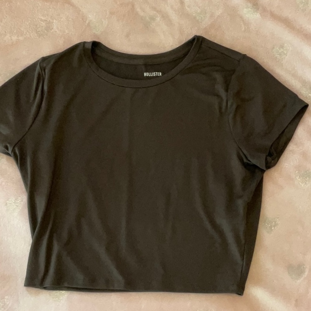 Hollister Women's dark brown top